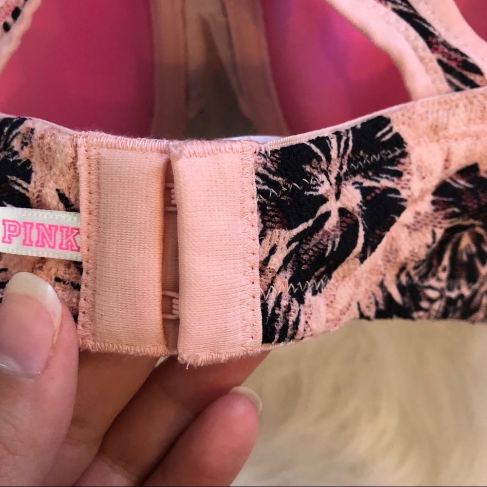 PINK Victoria’s Secret NWT push up bra 36DD trees - Picture 5 of 8